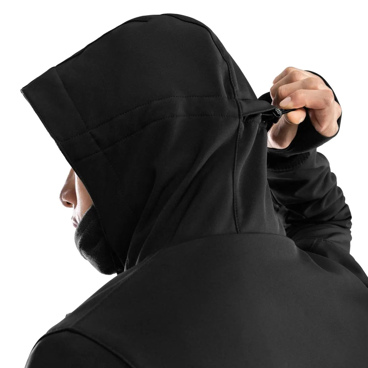 Men's Hooded Winter Jacket | Zip-Up Ski Coat