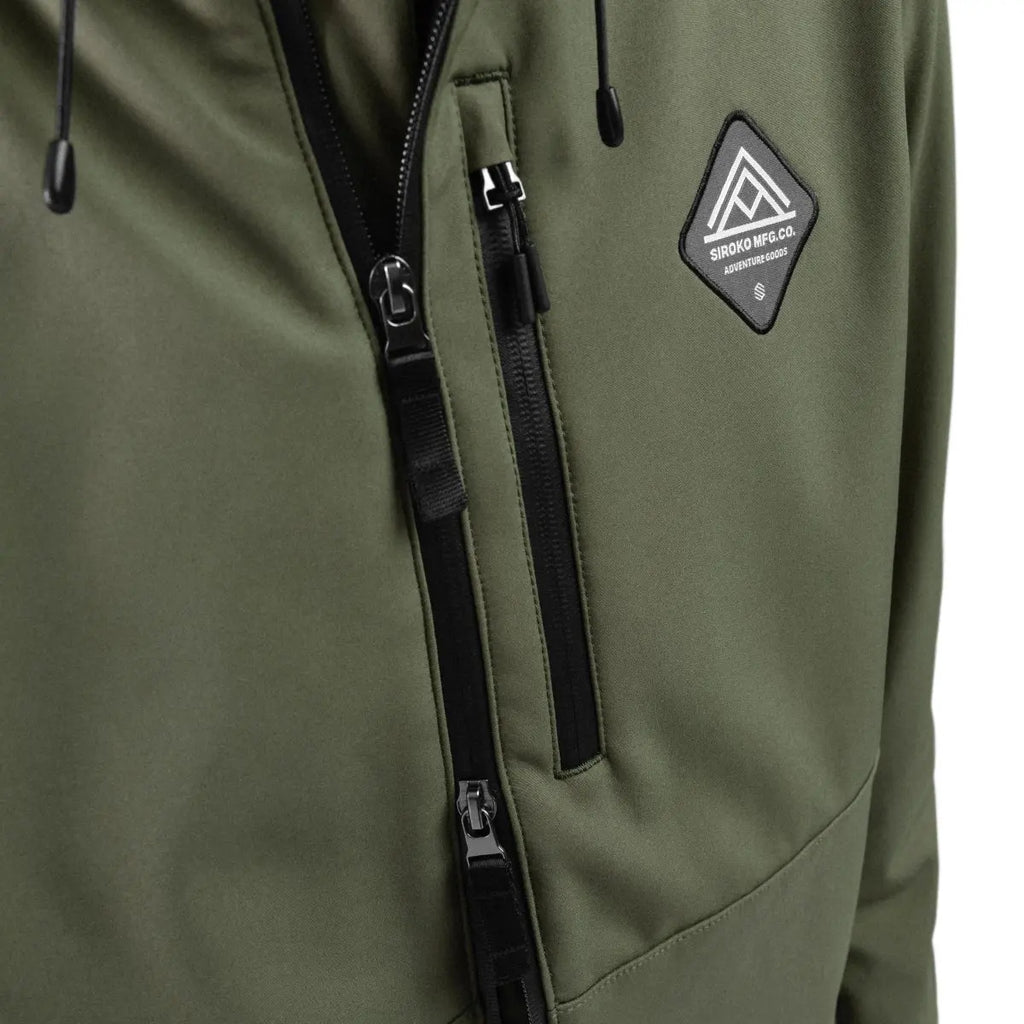 Men's Hooded Winter Jacket | Zip-Up Ski Coat
