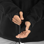 Men's Hooded Winter Jacket | Zip-Up Ski Coat