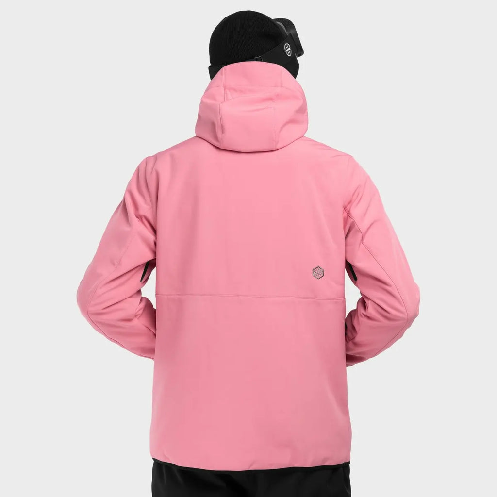 Men's Hooded Winter Jacket | Zip-Up Ski Coat