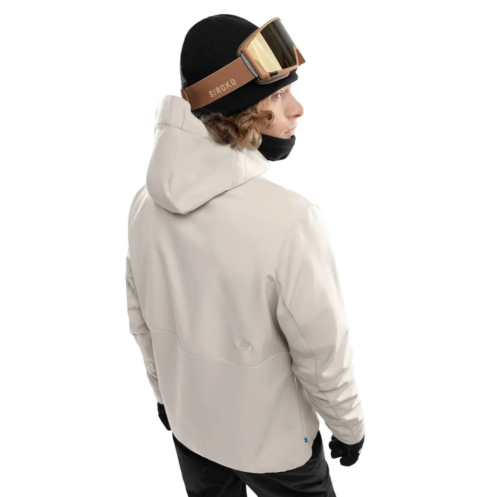 Men's Hooded Winter Jacket | Zip-Up Ski Coat