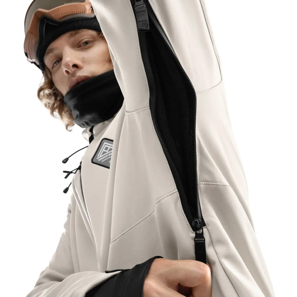 Men's Hooded Winter Jacket | Zip-Up Ski Coat