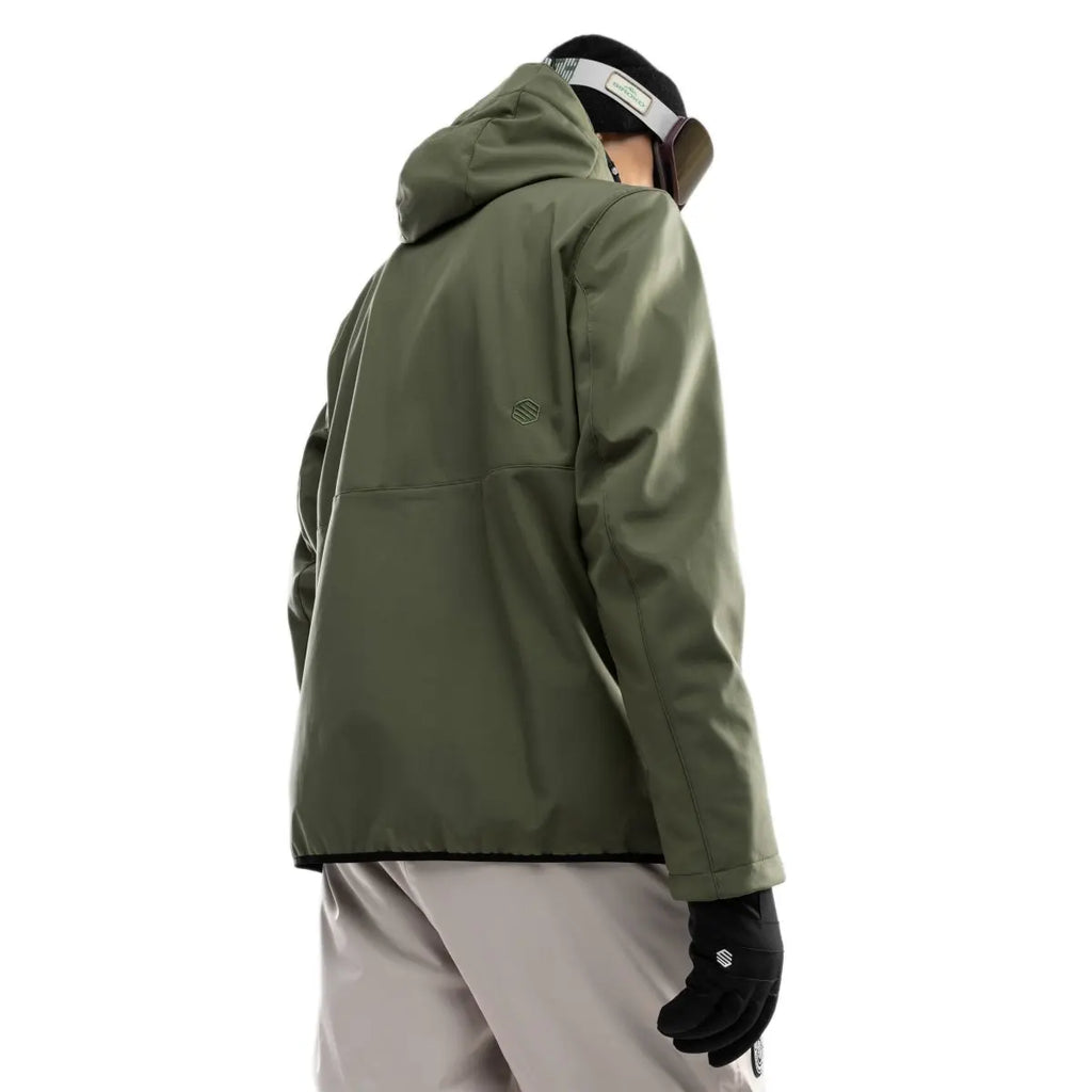 Men's Hooded Winter Jacket | Zip-Up Ski Coat