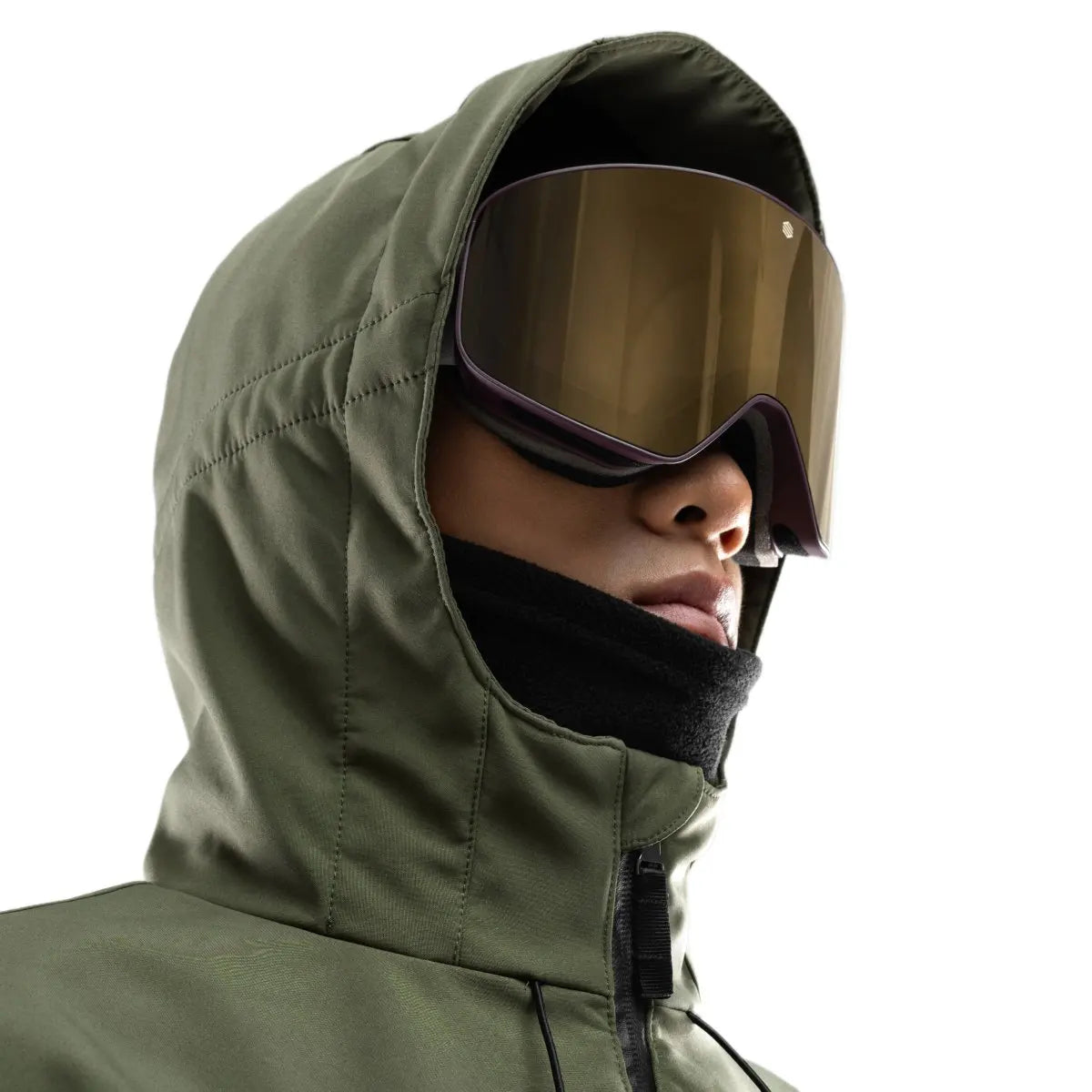 Men's Hooded Winter Jacket | Zip-Up Ski Coat