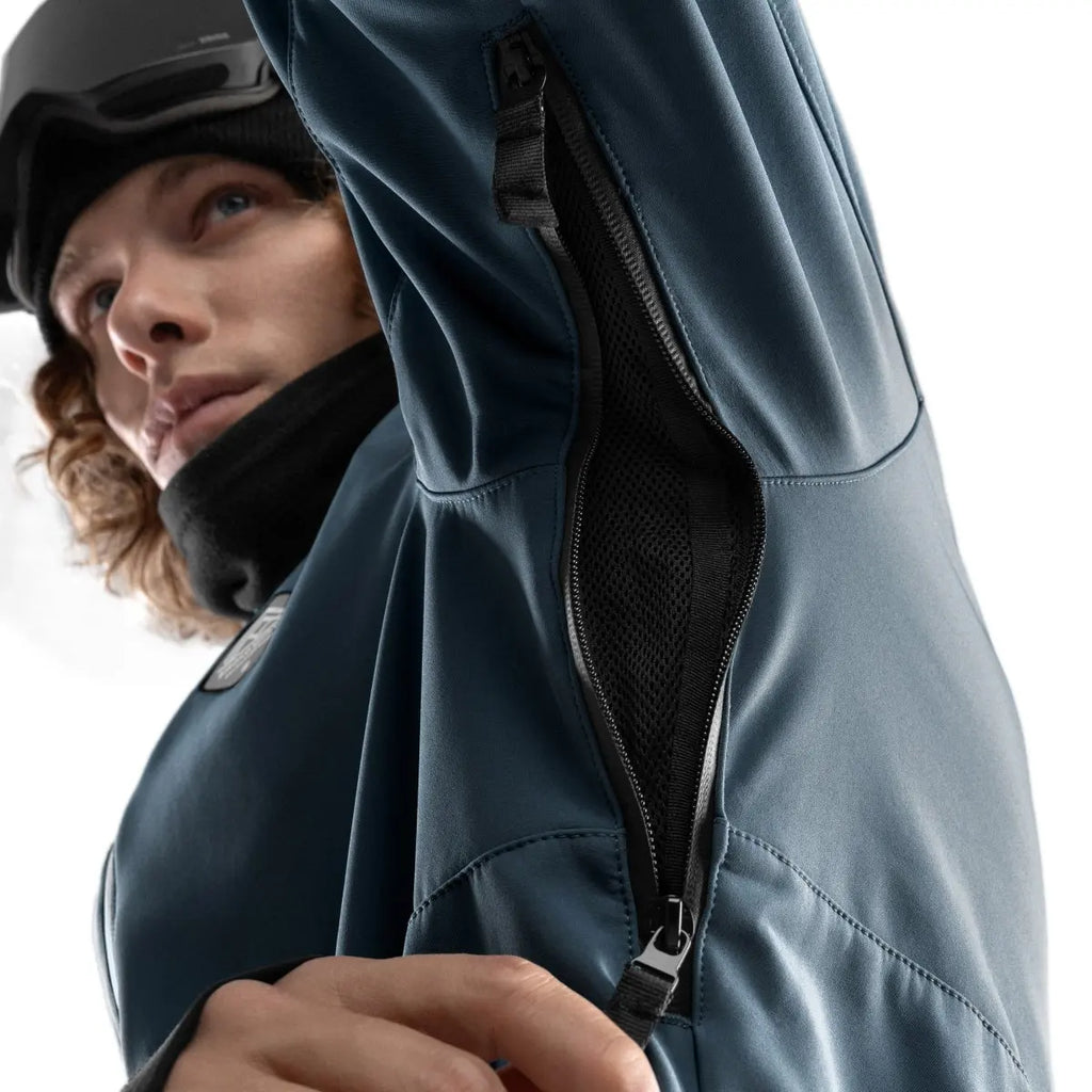 Men's Hooded Winter Jacket | Zip-Up Ski Coat