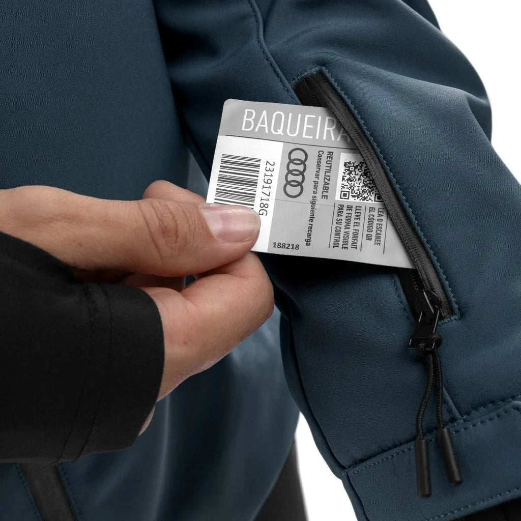 Men's Hooded Winter Jacket | Zip-Up Ski Coat