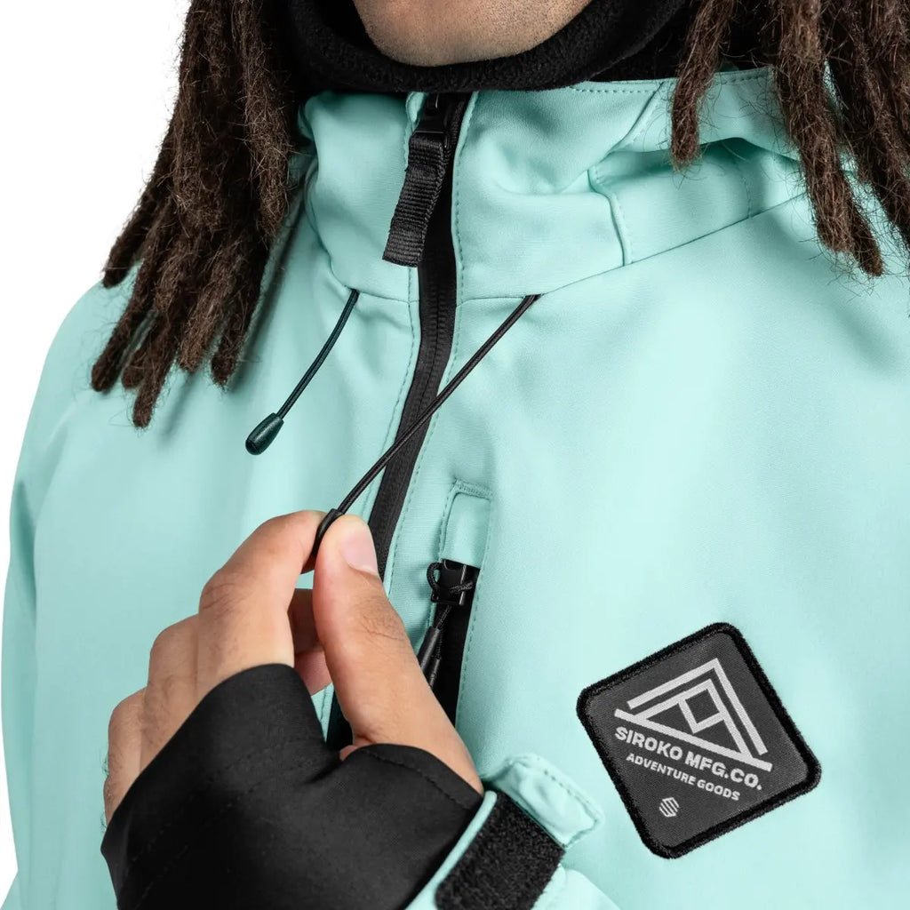 Men's Hooded Winter Jacket | Zip-Up Ski Coat