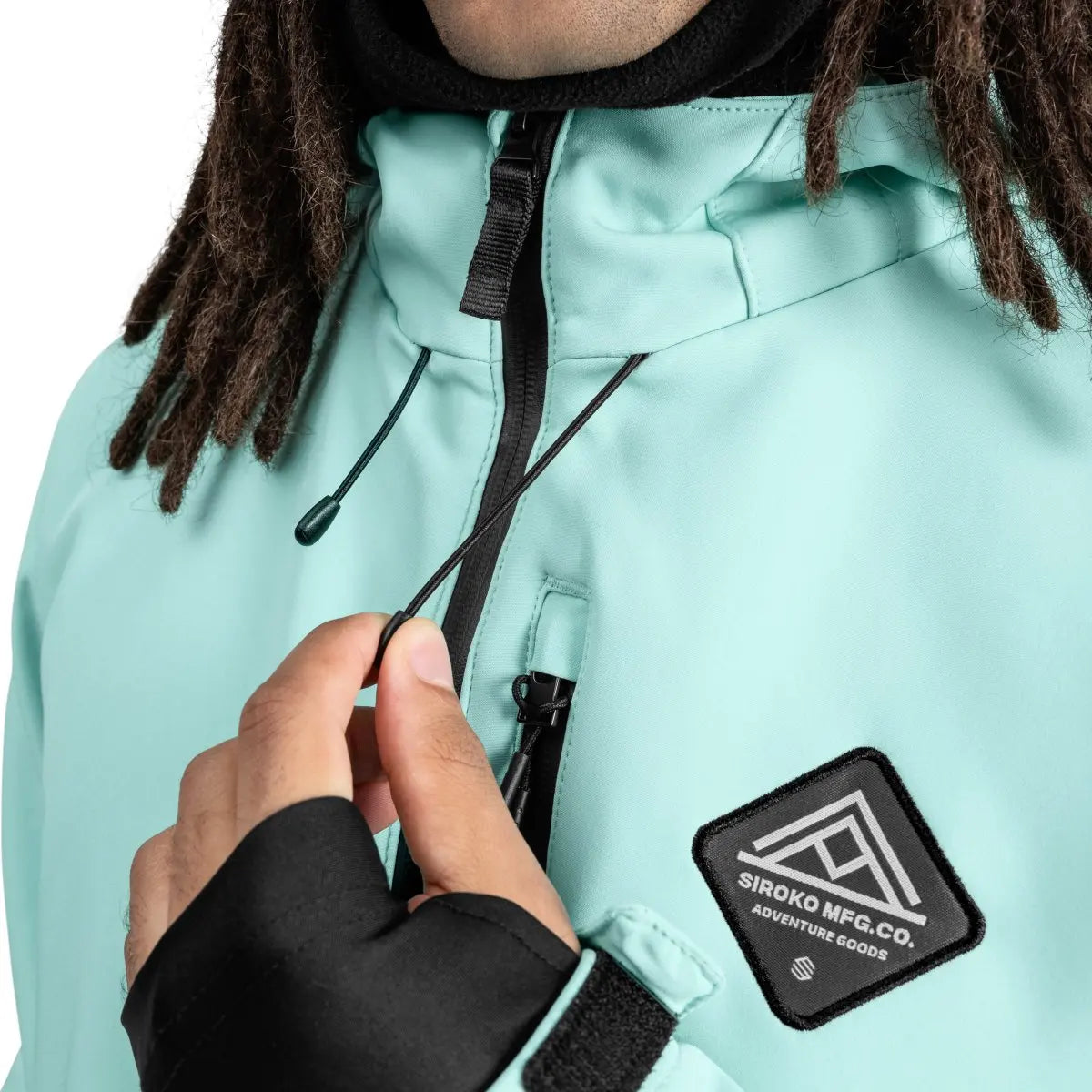 Men's Hooded Winter Jacket | Zip-Up Ski Coat