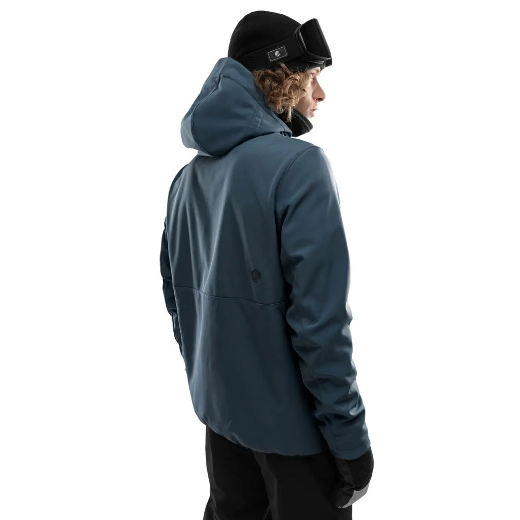 Men's Hooded Winter Jacket | Zip-Up Ski Coat
