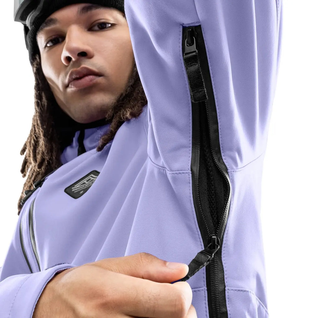 Men's Hooded Winter Jacket | Zip-Up Ski Coat