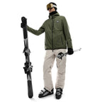 Men's Hooded Winter Jacket | Zip-Up Ski Coat