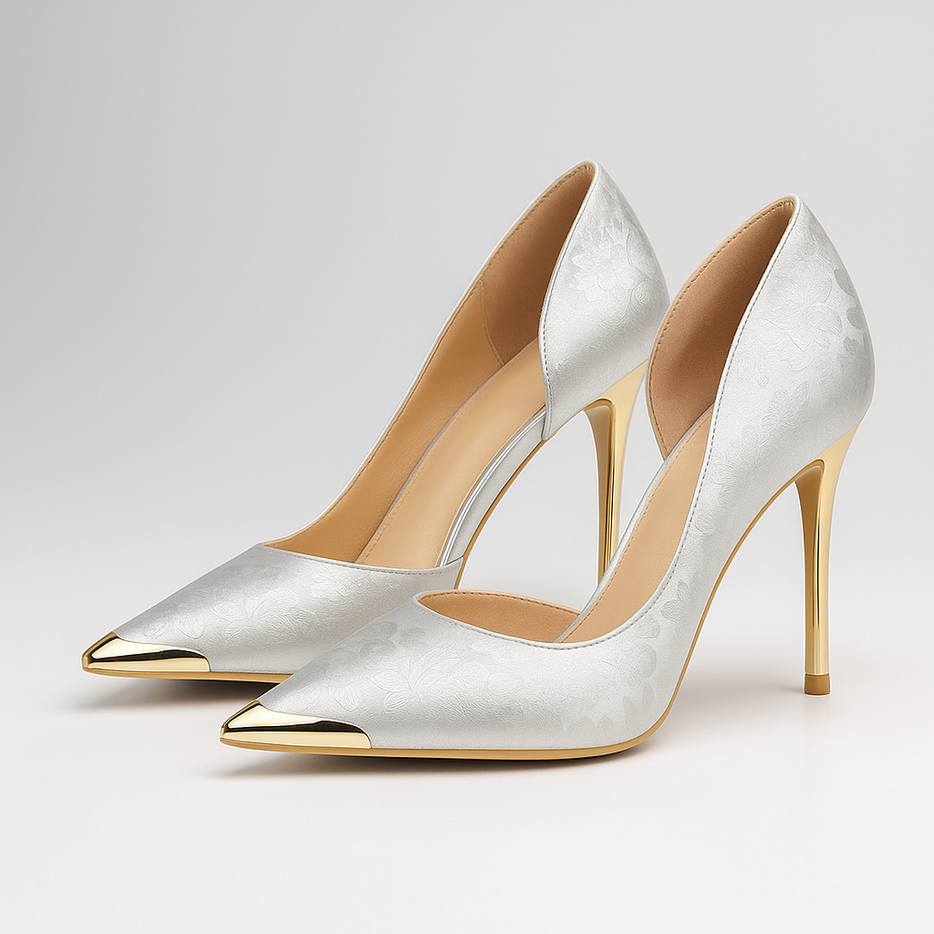Women's Leather Stiletto High Heels for Autumn