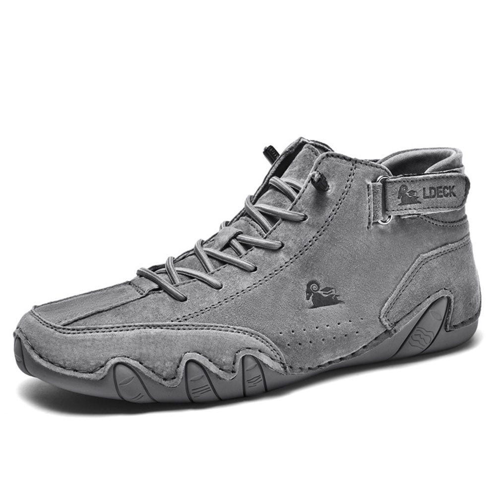 Chaussures de marche décontractées montantes et souples pour homme