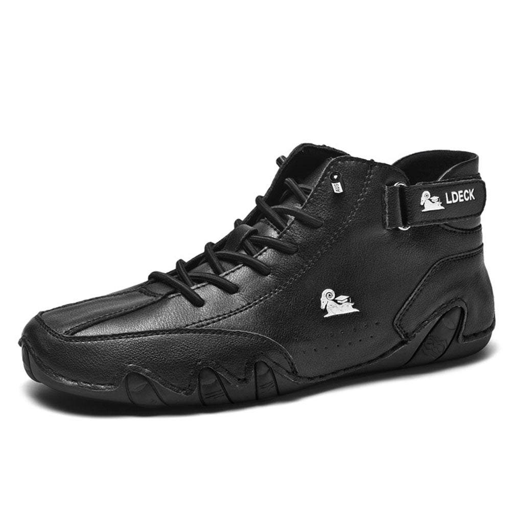 Chaussures de marche décontractées montantes et souples pour homme