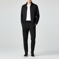Men’s Textured Zip-Up Tracksuit Set with Trousers