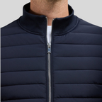 Men's Quilted Hybrid Zip-Up Jacket