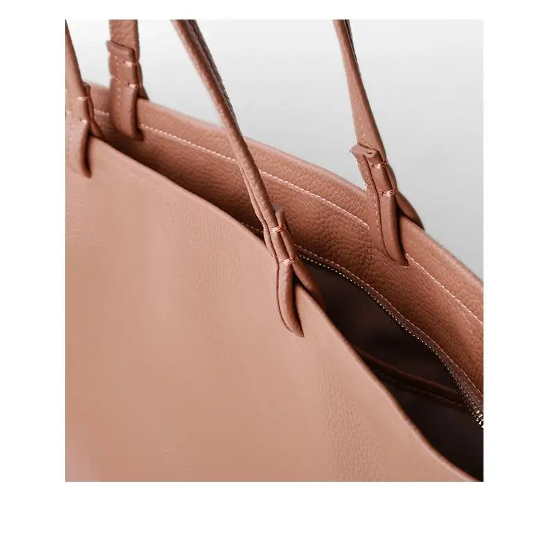 Women's Tote Bag in PU Leather for Autumn Work & Everyday Use
