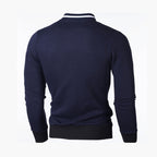 Men’s Textured Zip-Up Bomber Jacket