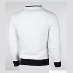 Men’s Textured Zip-Up Bomber Jacket