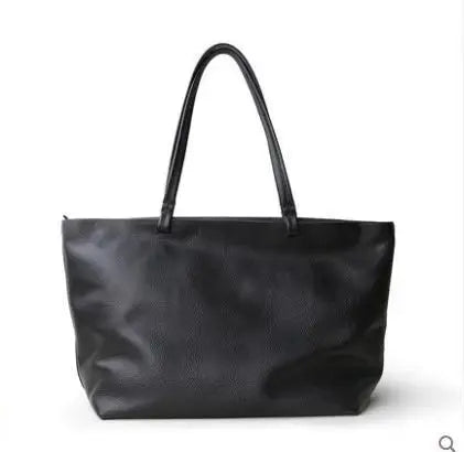 Women's Tote Bag in PU Leather for Autumn Work & Everyday Use