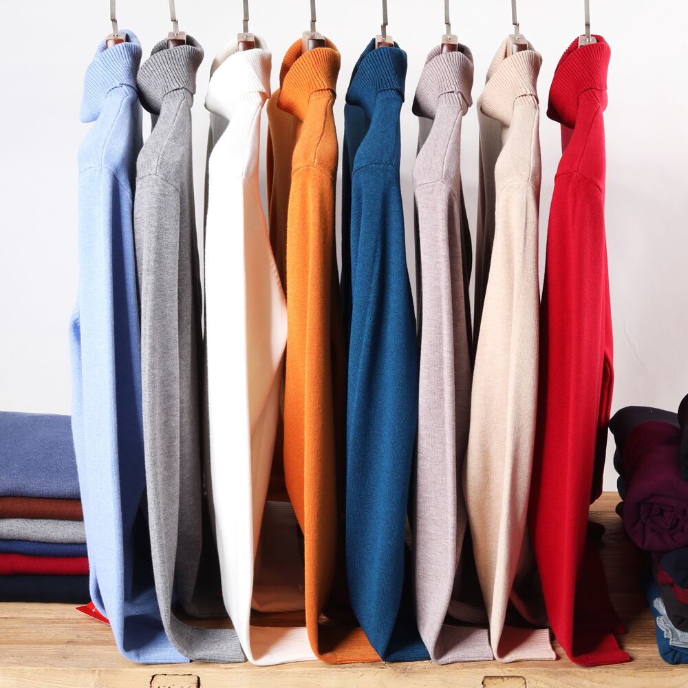 Men’s Roll Neck Knitted Jumper