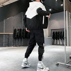 Men’s Colour Block Hooded Tracksuit Set