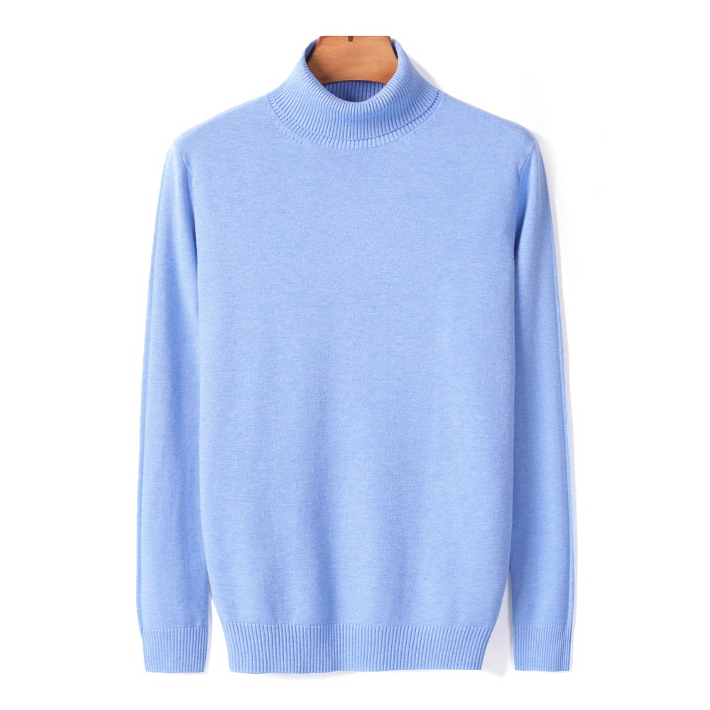 Men’s Roll Neck Knitted Jumper