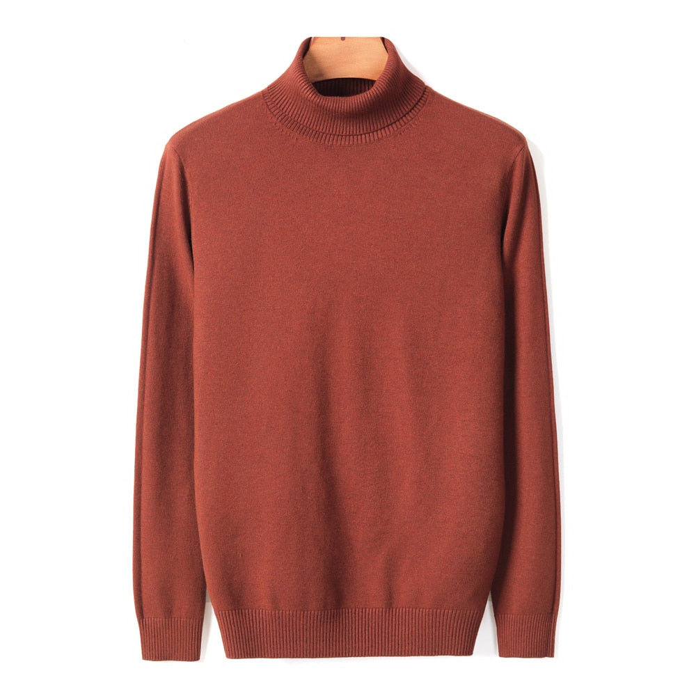 Men’s Roll Neck Knitted Jumper