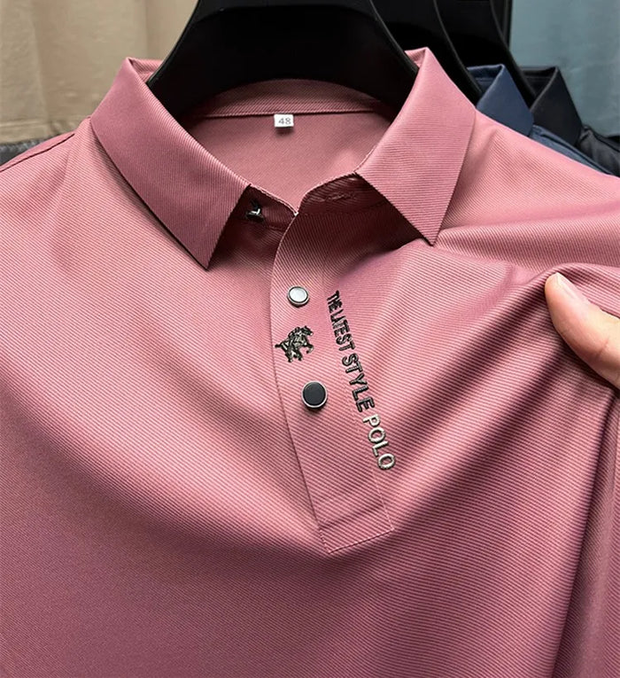 Polo extensible pour homme