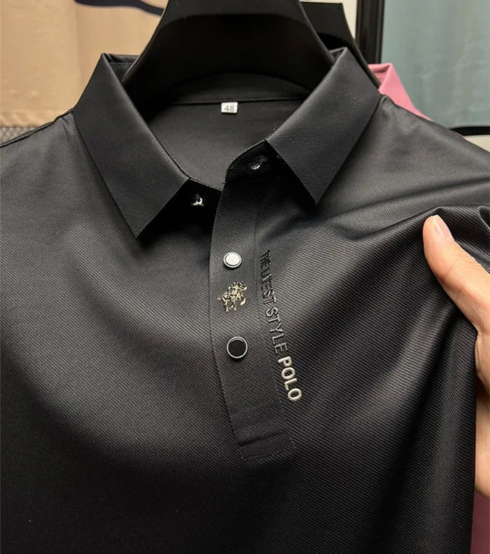 Polo extensible pour homme
