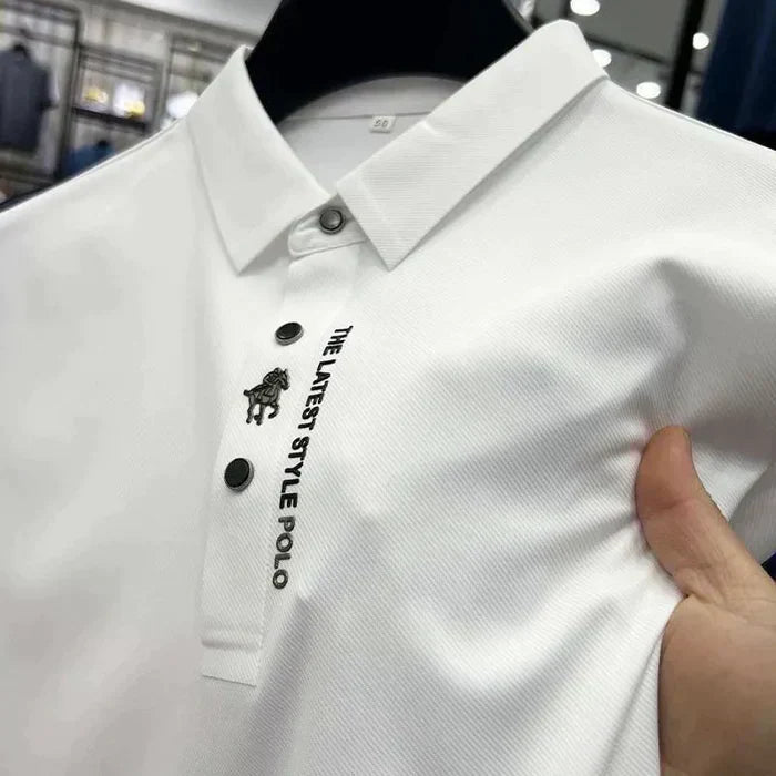 Polo extensible pour homme