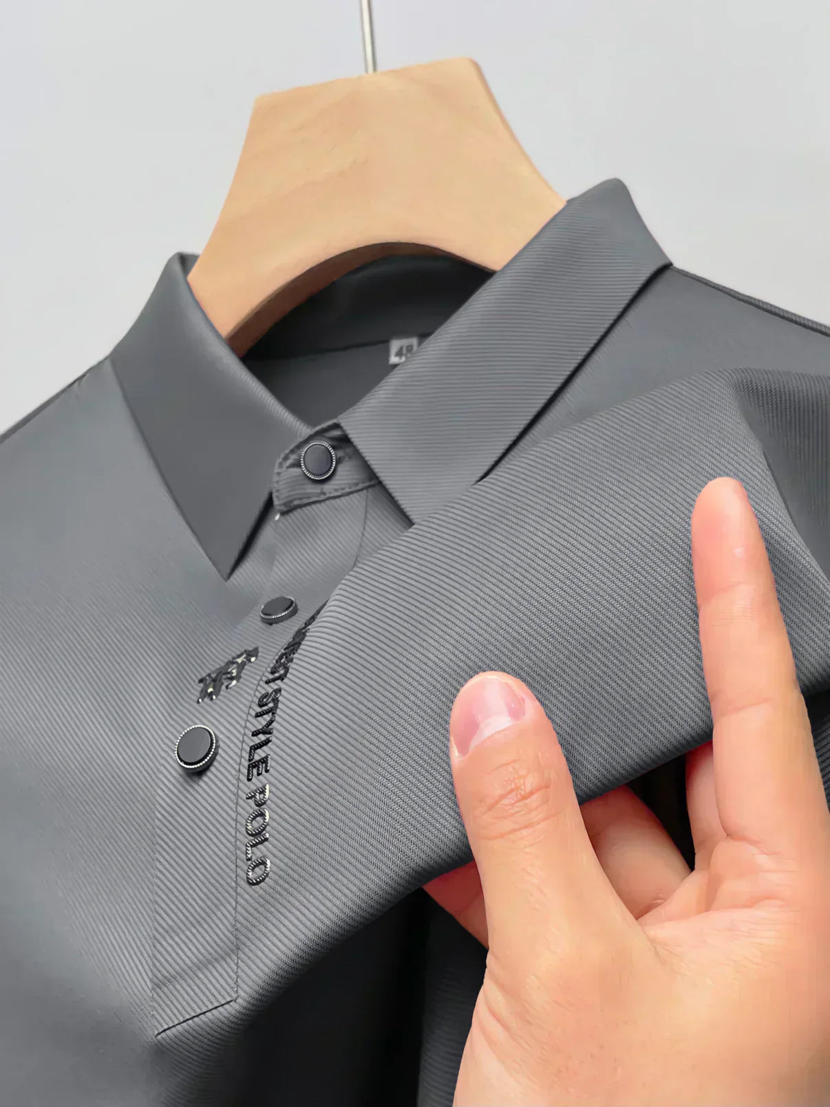 Polo extensible pour homme