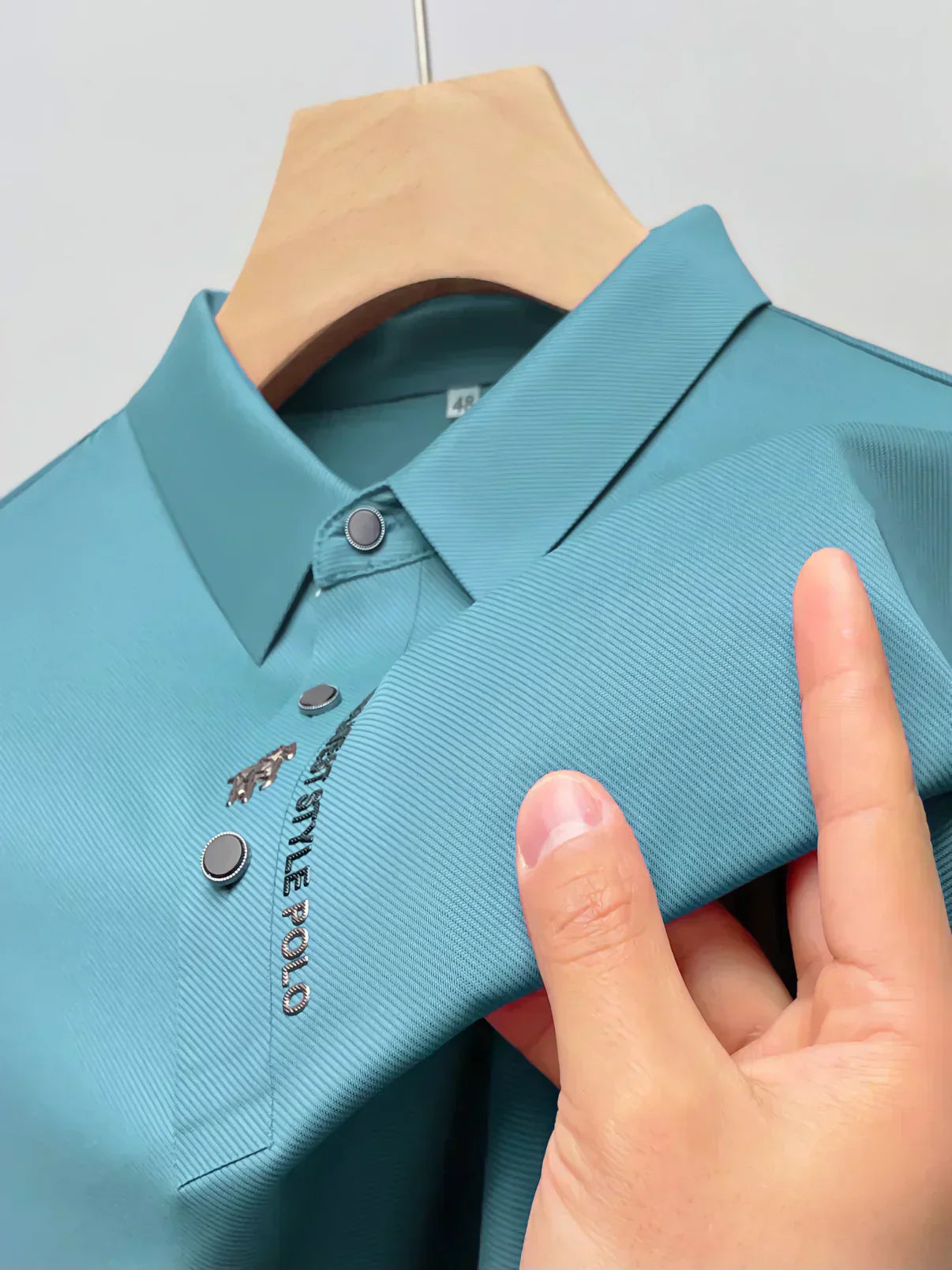 Polo extensible pour homme