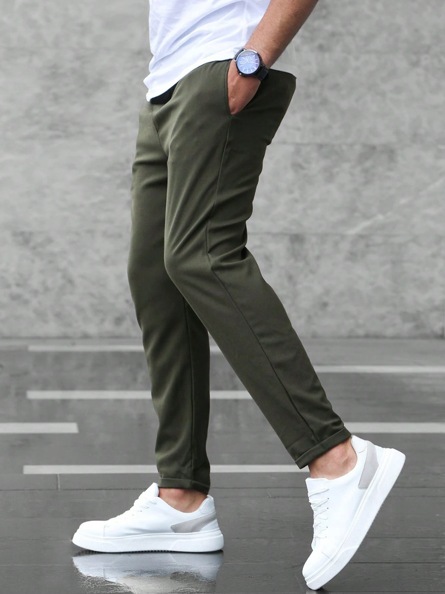 Men's Stretch Tapered Trousers
