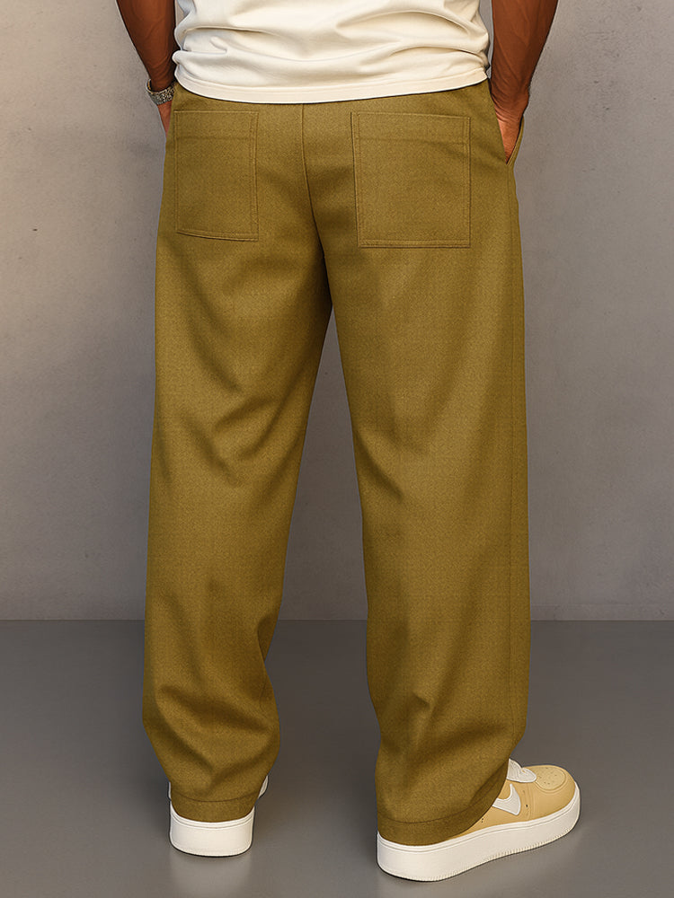 Men's Relaxed Fit Drawstring Trousers