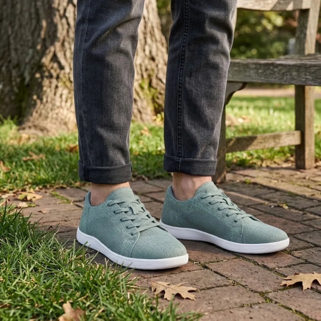 Baskets pieds nus unisexes avec tige en tricot respirant