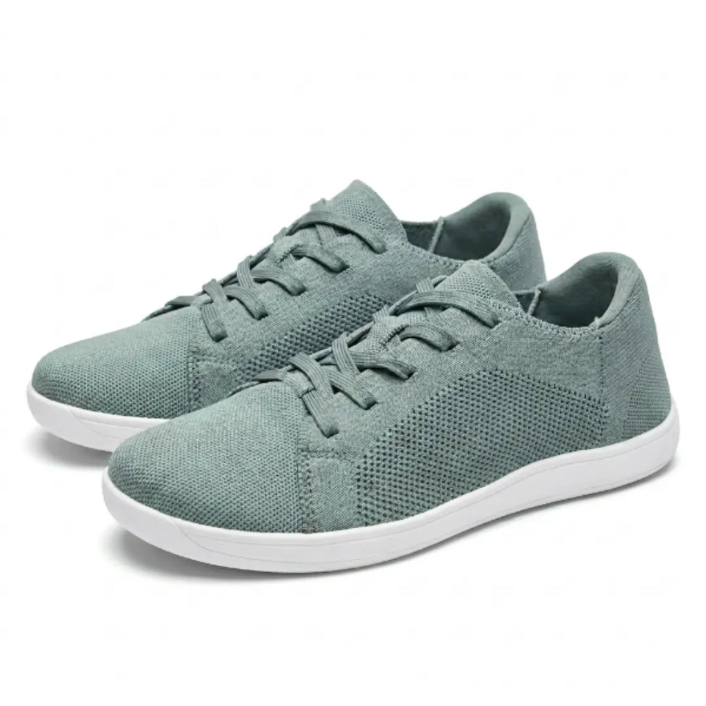Baskets pieds nus unisexes avec tige en tricot respirant