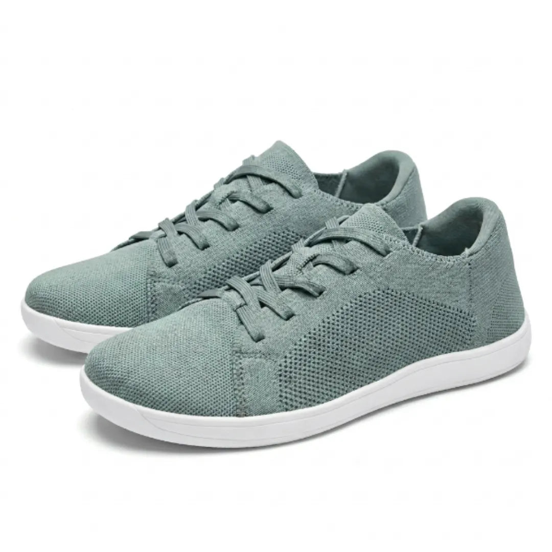 Baskets pieds nus unisexes avec tige en tricot respirant