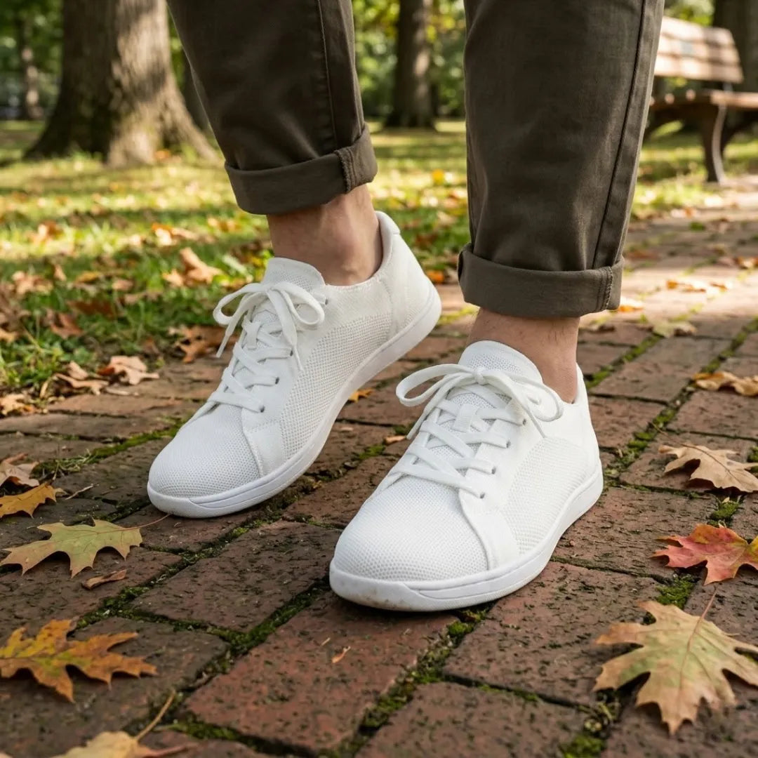 Baskets pieds nus unisexes avec tige en tricot respirant
