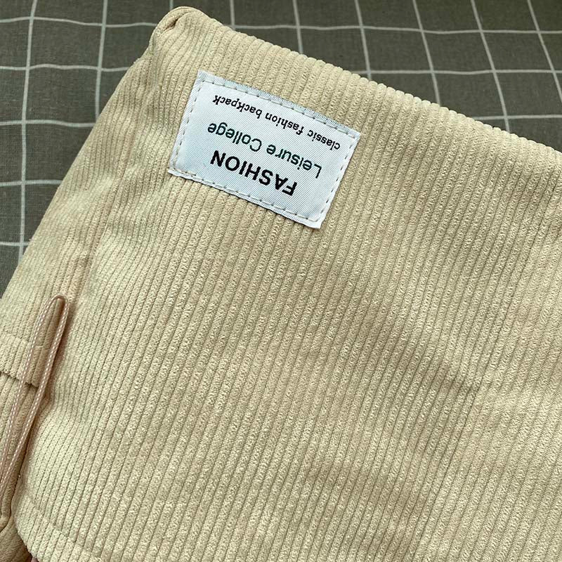 Women’s Corduroy Multi-Pocket Shoulder Bag