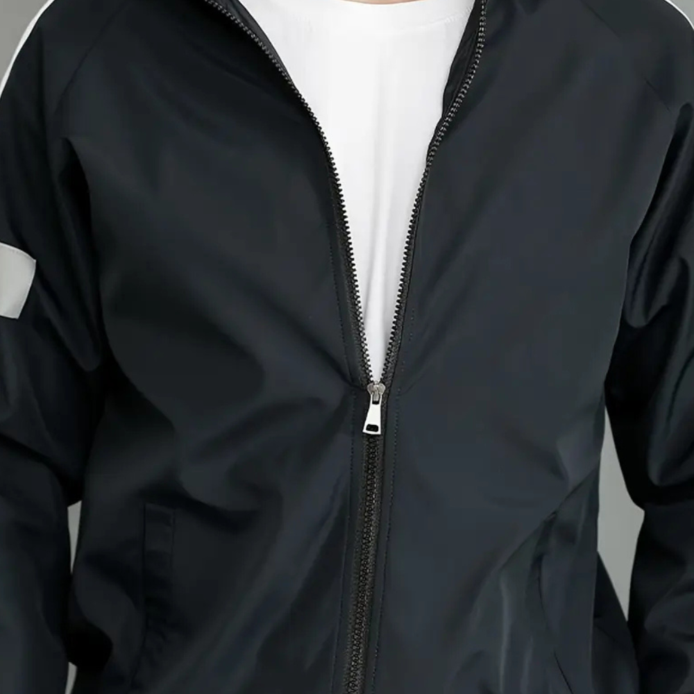 Ensemble de survêtement léger pour homme à empiècements contrastants