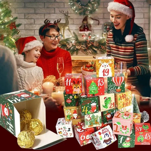 Coffrets cadeaux pour calendrier de l’Avent de 24 jours