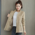 Women's Cotton Lightweight Utility Jacket for Autumn