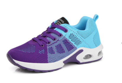 Women’s Breathable Mesh Walking Trainers with Cushioned Sole
