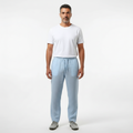 Men's Linen Blend Drawstring Trousers with Elastic Waist