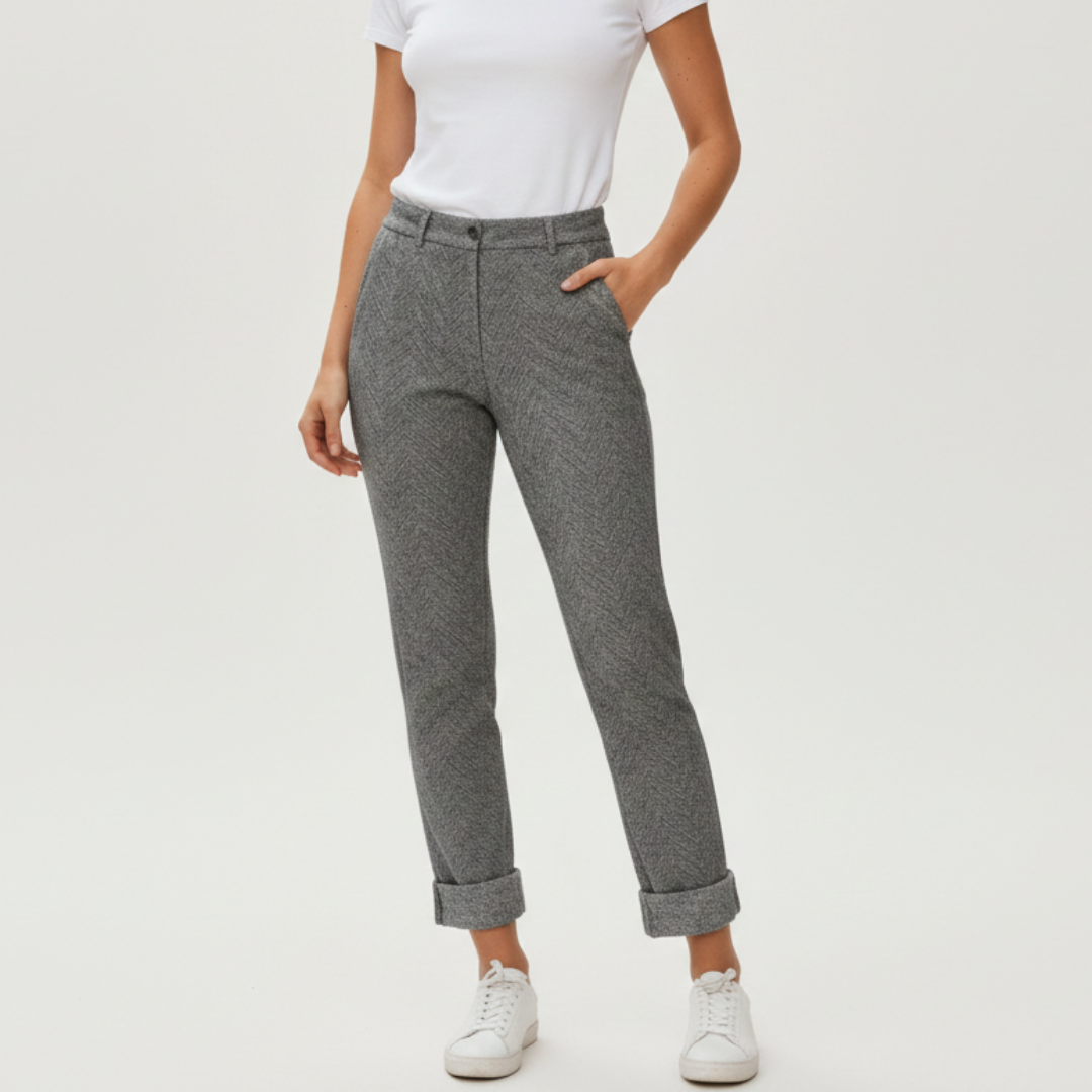 Pantalon habillé droit pour femme
