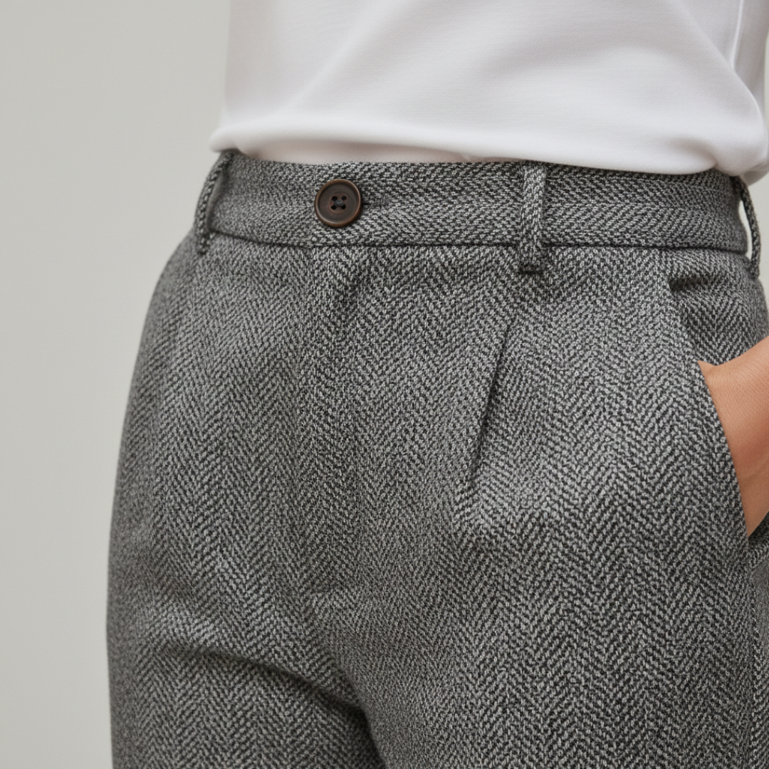 Women's Straight Leg Tailored Trousers