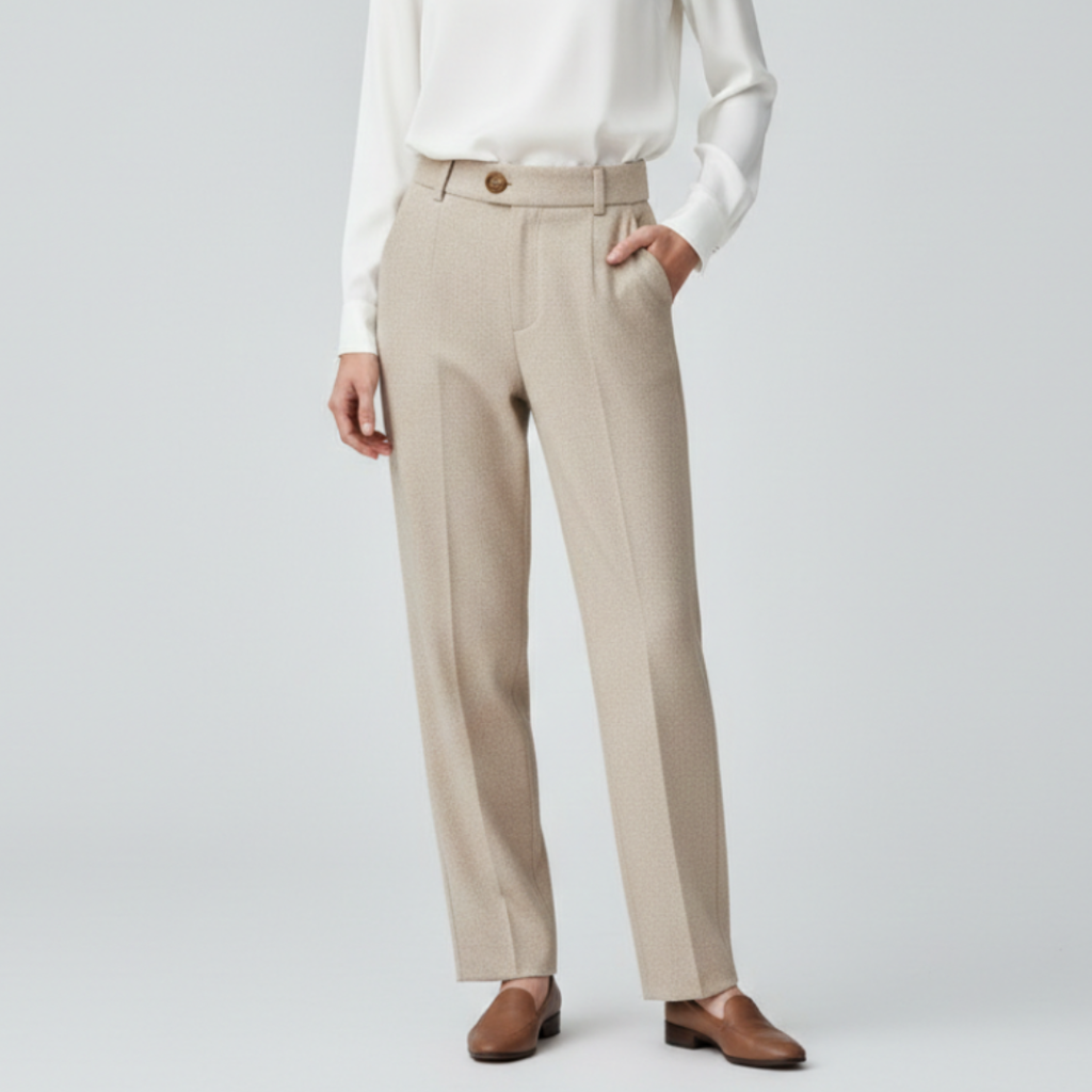 Pantalon habillé droit pour femme