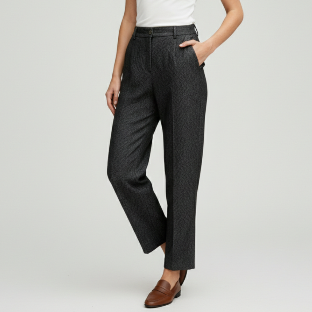 Pantalon habillé droit pour femme
