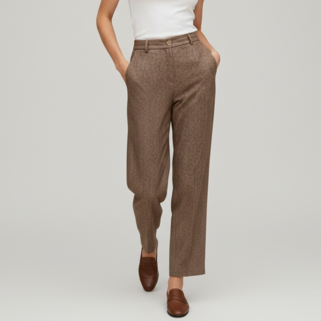 Women's Straight Leg Tailored Trousers